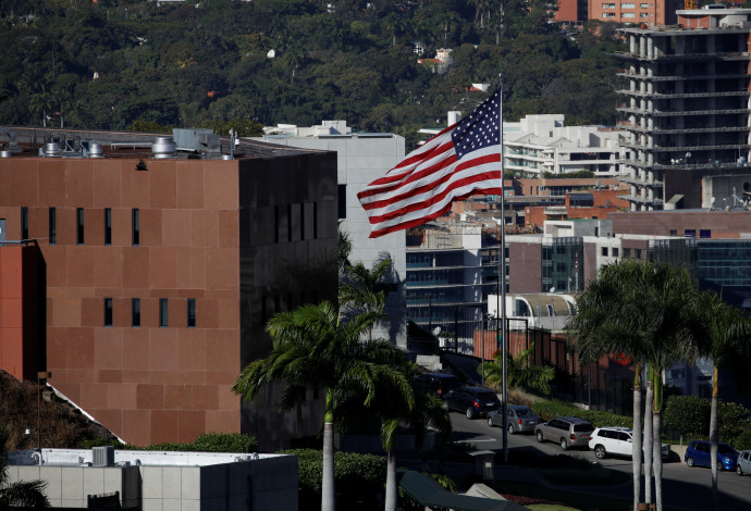 שגרירות ארצות הברית בוונצואלה (צילום:  רויטרס)