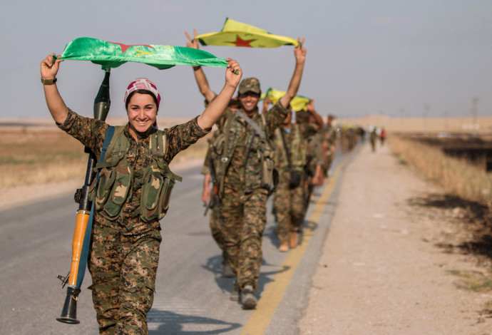 כוחות כורדים בסוריה (צילום:  רויטרס)