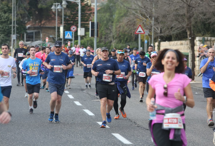 מרתון ירושלים (צילום:  מרק ישראל סלם)