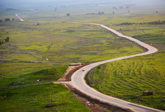 גבול ישראל - סוריה (צילום:  מאור קינסבורסקי, פלאש 90)