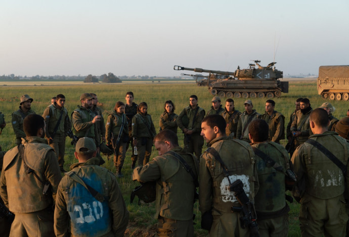 כוחות צה"ל בגבול רצועת עזה (צילום:  דובר צה"ל)