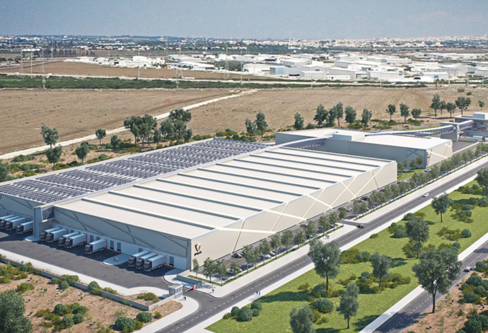 צילום הדמיה של אחד המפעלים החדשים של רב־בריח בישראל (צילום:  יח"צ)