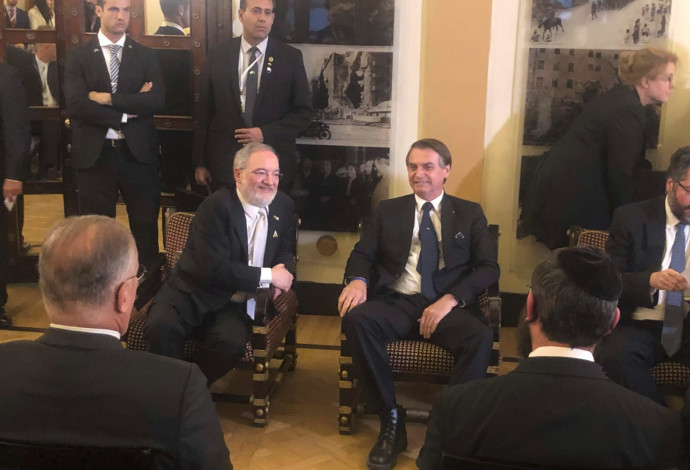 נשיא ברזיל נפגש עם חברי הקהילה הברזילאית בישראל (צילום:  באדיבות קרן דניאלי)