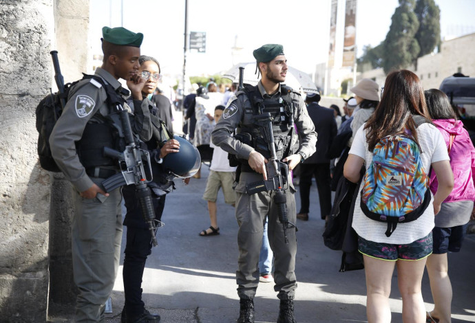 כוחות מג"ב בירושלים (למצולמים אין קשר לכתבה) (צילום:  דוברות המשטרה)