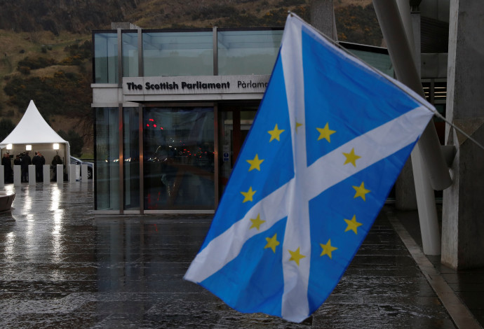 דגל סקוטלנד (צילום:  רויטרס)