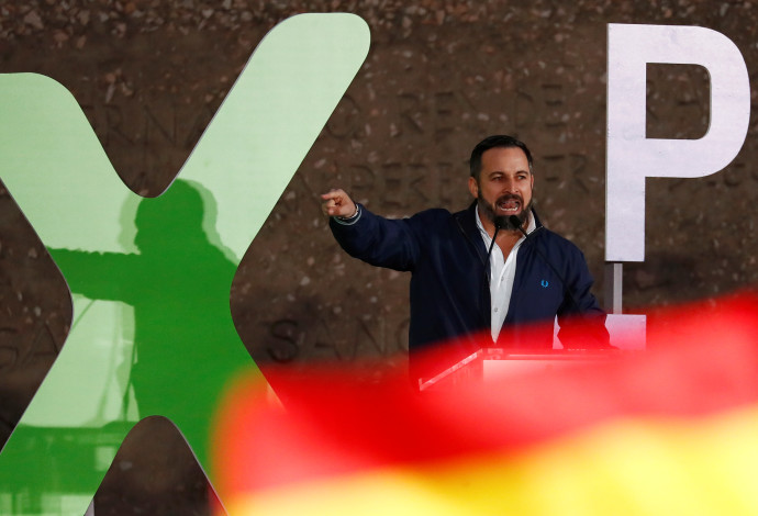 מנהיג VOX, סנטיאגו אבסקאל (צילום:  רויטרס)
