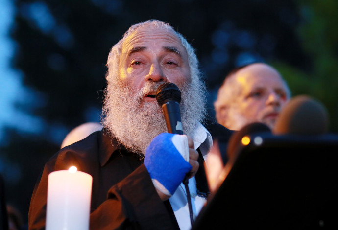 הרב ישראל גולדשטיין (צילום:  AFP)