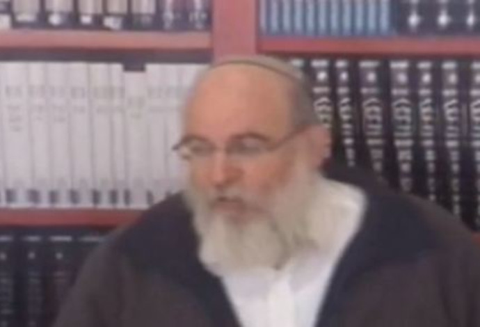 הרב אליעזר קשתיאל (צילום:  צילום מסך)