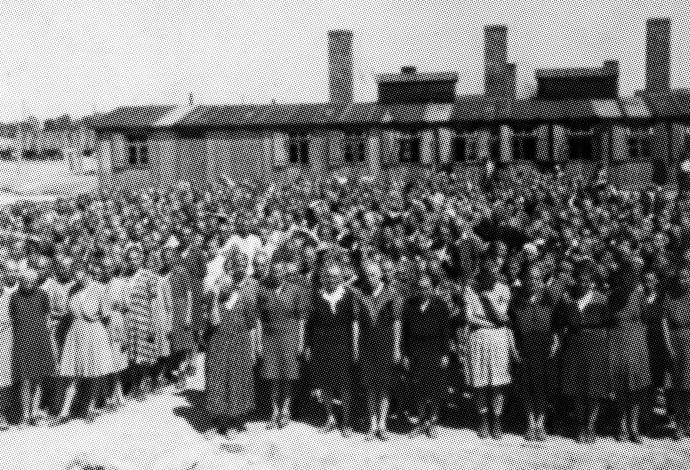 "קיים עולם אנושי וצודק מעברה השני של גדר התיל": אושוויץ בירקנאו (צילום:  יד ושם)