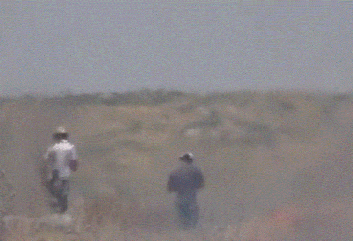 שריפת שדות ביהודה ושומרון (צילום:  צילום מסך)