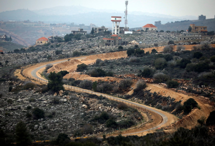 גבול ישראל לבנון (צילום:  REUTERS/Amir Cohen)