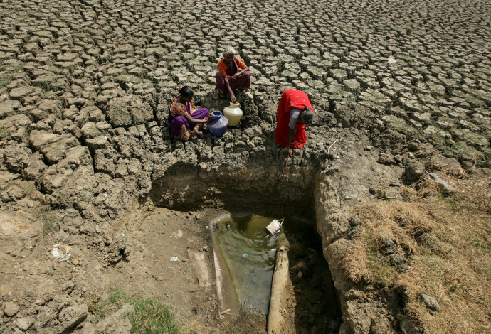 משבר המים בהודו, צ'נאי (צילום:  רויטרס)