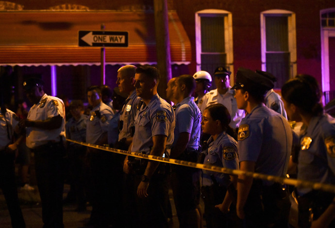 אירוע ירי בפילדלפיה (צילום:  Getty images)