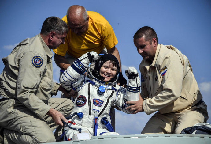 האסטרונאוטית אן מק'ליין (צילום:  רויטרס)