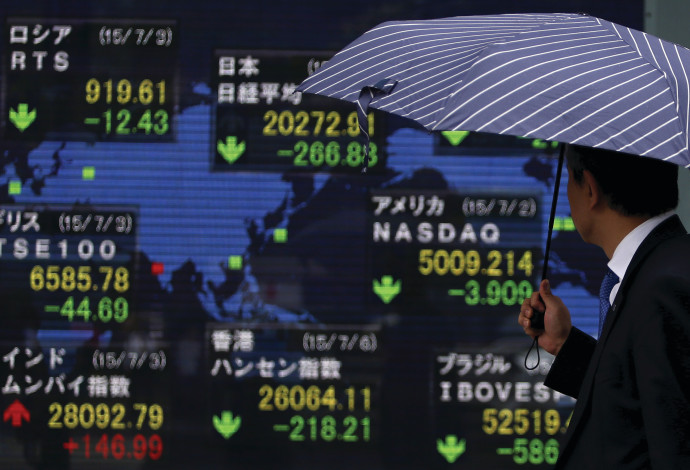 הבורסה ביפן (צילום:  רויטרס)