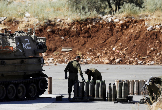 חיילי צה"ל בגבול סוריה-ישראל (צילום:  רויטרס)