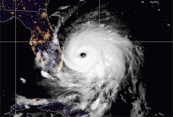 הוריקן 'דוריאן' (ארכיון) (צילום:  רויטרס)