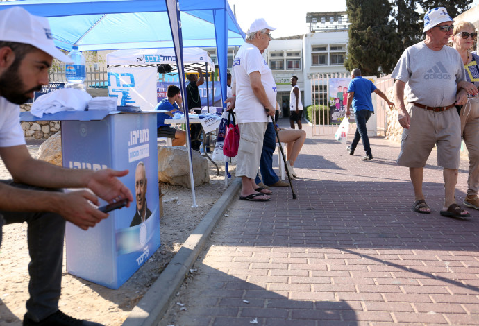 בחירות באשקלון (צילום:  אריאל בשור)