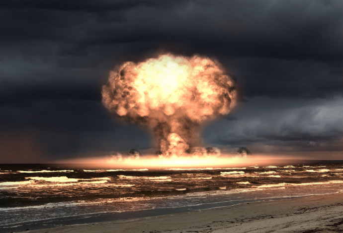 פיצוץ גרעיני (אילוסטרציה) (צילום:  אינג אימג')