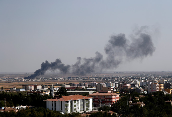 הפצצות של צבא טורקיה בצפון סוריה (צילום:  רויטרס)
