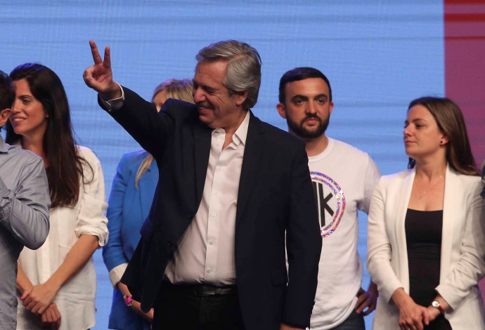 אלברטו פרננדז נשיא ארגנטינה החדש (צילום:  רויטרס)