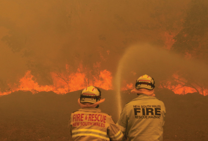 שריפה באוסטרליה (צילום:  רויטרס)