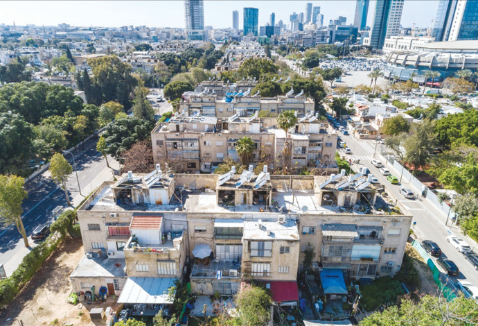 פרויקט פינוי בינוי ראשון בהובלת עיריית תל אביב (צילום:  דורון סהר)