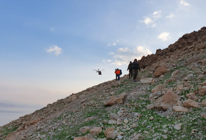 שמורת הטבע עינות צוקים במדבר יהודה (צילום:  דוברות המשטרה, יחל"צ מגילות)