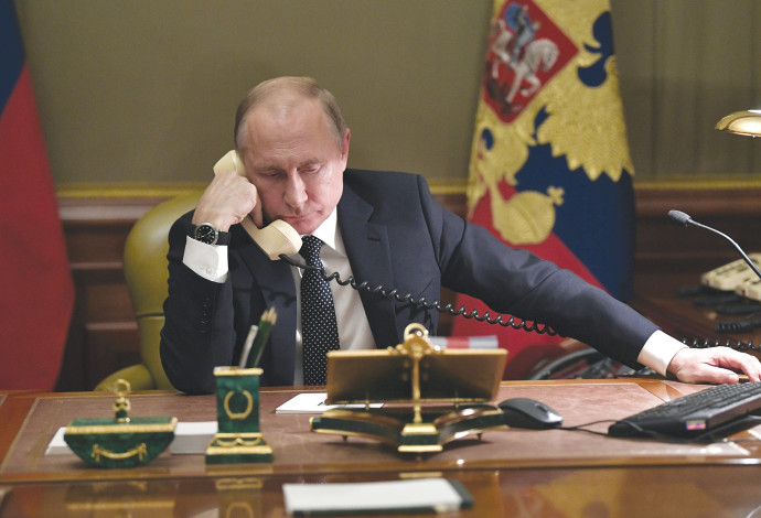 ולדימיר פוטין (צילום:  ALEXEY NIKOLSKY/SPUTNIK/AFP via Getty Images)