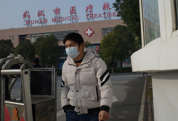 וירוס בסין (צילום:  Noel Celis / AFP)