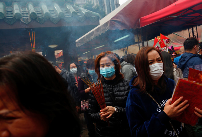 בהלת הקורונה בסין (צילום:  רויטרס)