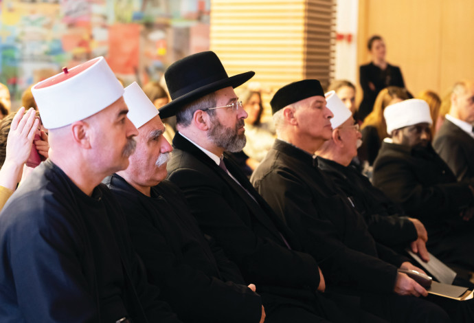 אנשי דת בכנס נגד אלימות מינית (צילום:  קרנית יהב רק)