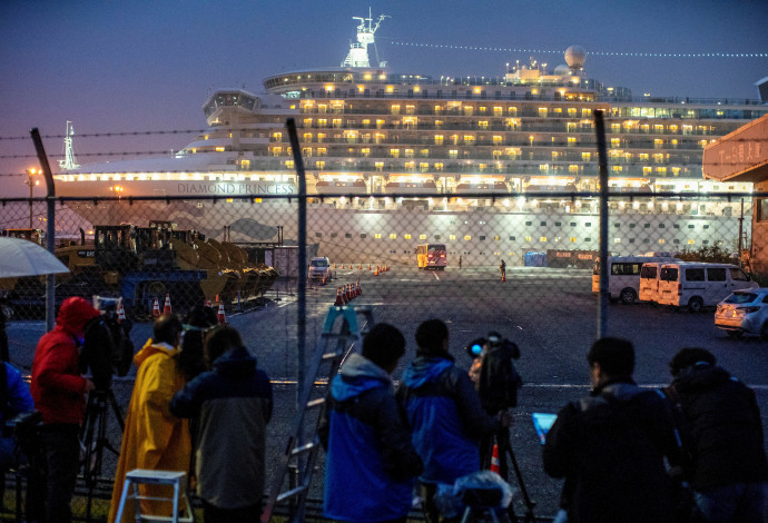 ספינת הקורונה, ה"דיימונד פרינסס" (צילום:  רויטרס)