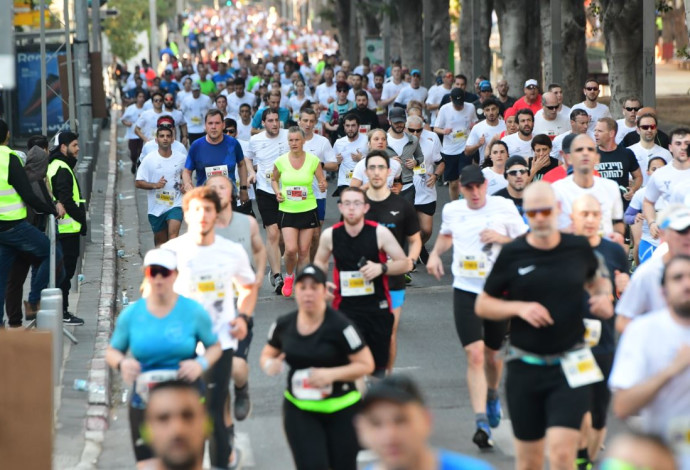 מרתון תל אביב, ארכיון (צילום:  אבשלום ששוני)