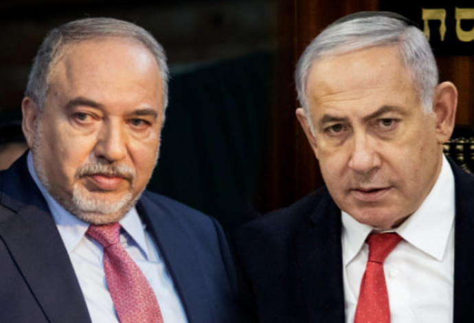 בנימין נתניהו, אביגדור ליברמן (צילום:  הדס פרוש, פלאש 90,נעם ריבקין פנטון, פלאש 90)