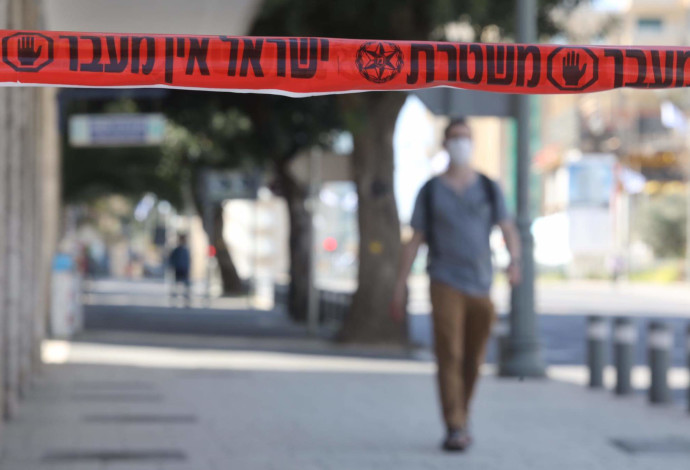 קורונה: הרחובות בישראל סגורים לתנועת אזרחים (צילום:  מרק ישראל סלם)