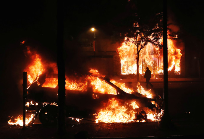 מהומות בארה"ב - מיניאפוליס (צילום:  REUTERS/Lucas Jackson)