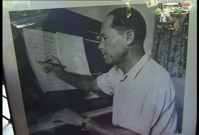 המלחין דוד זהבי (צילום:  באדיבות המשפחה,ארכיון קיבוץ נען )