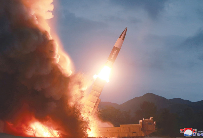 ניסוי טילים בקוריאה הצפונית (צילום:  רויטרס)