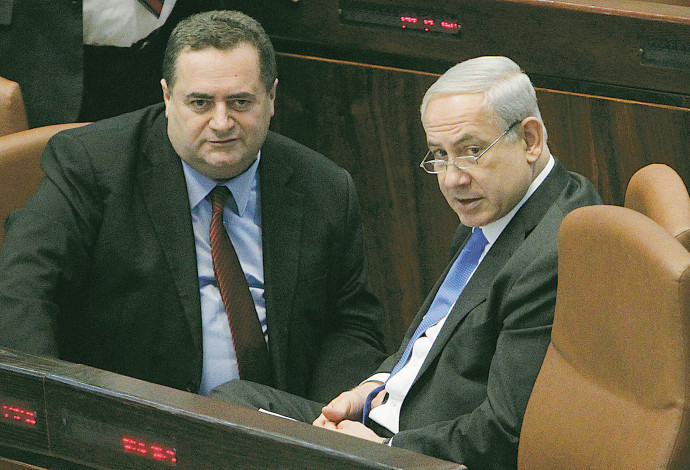ראש הממשלה בנימין נתניהו ושר האוצר ישראל כ"ץ (צילום:  מרים אלסטר, פלאש 90)