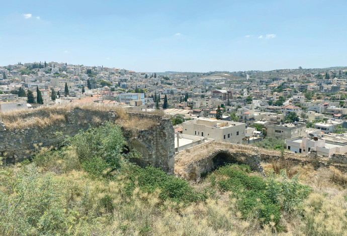 הנוף מהמבצר בשפרעם (צילום:  מיטל שרעבי)