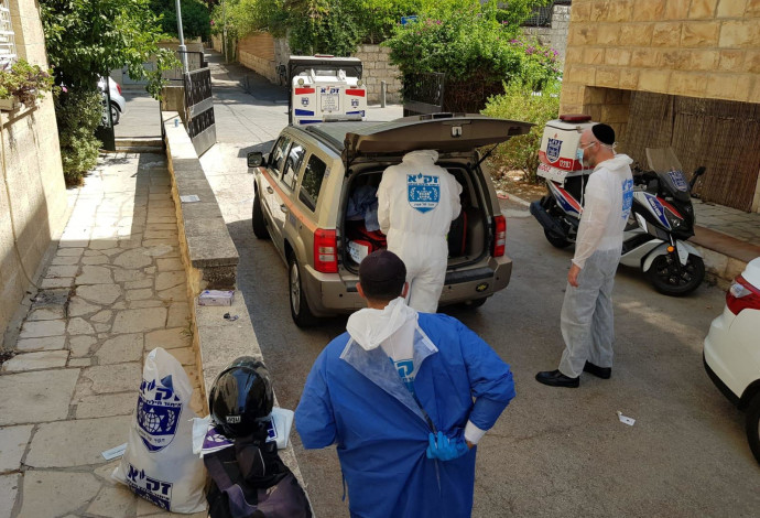 צוות זק"א בירושלים (צילום:  דוברות זק"א)