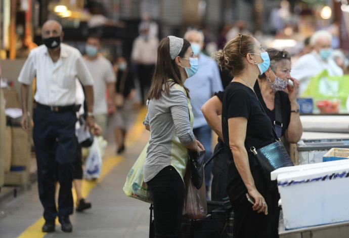 מחנה יהודה בתקופת הקורונה (צילום:  מארק ישראל סלם)