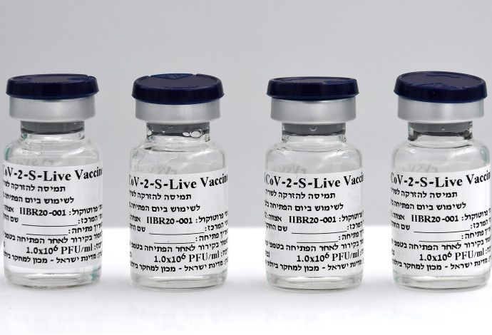 מנות החיסון נגד קורונה במכון המחקר הביולוגי (צילום:  דוברות משרד הביטחון)
