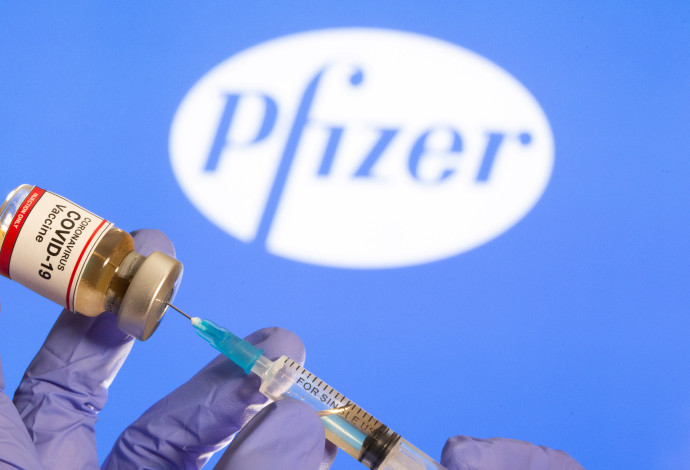 החיסון לקורונה של חברת פייזר (צילום:  REUTERS/Dado Ruvic)