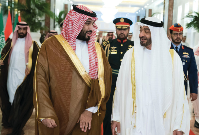נסיכי הכתר של אבו דאבי וסעודיה (צילום:  רויטרס)