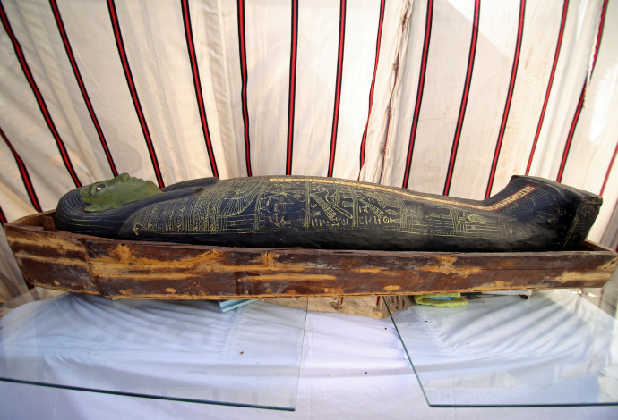 סקרופג שהתגלה במצרים מהמאה ה-11 לפנה"ס (צילום:  רויטרס)