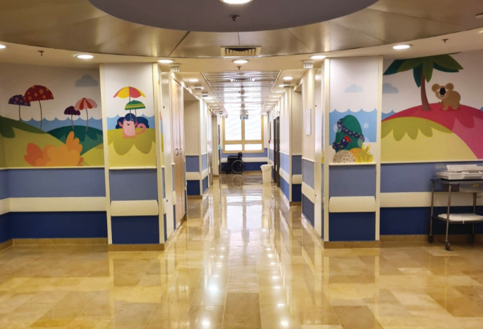 מחלקת קורונה ילדים, בית החולים שיבא (צילום:  דוברות בית חולים שיבא)