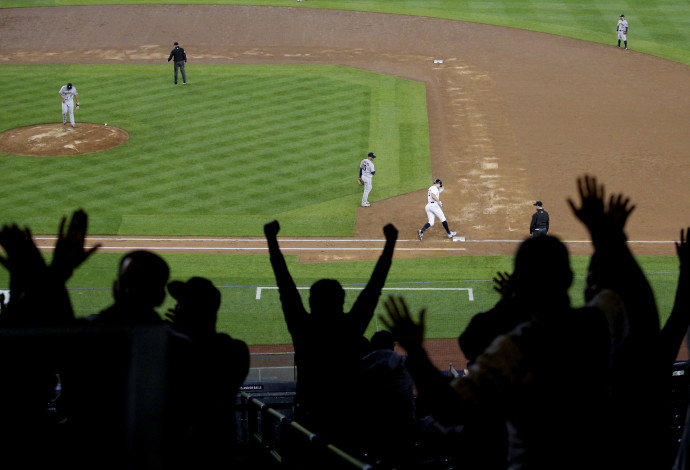 משחק בייסבול של היאנקיז (צילום:  רויטרס)