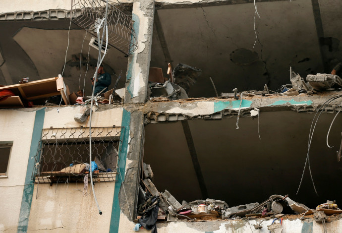 בתקיפה נפגעו מטרות ויעדים של חמאס וגא"פ (צילום:  רשתות ערביות)
